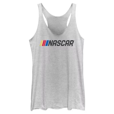Женская майка Nascar с логотипом, белая