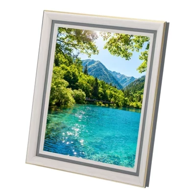 Фоторамка Unique Bargains из смолы, белая