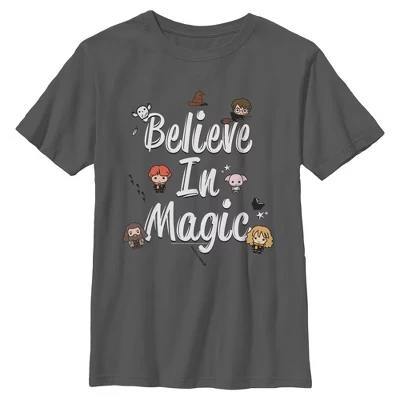 Футболка Boy's Believe In Magic с рисунком древесного угля