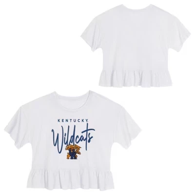 Футболка с рюшами для девочек Kentucky Wildcats