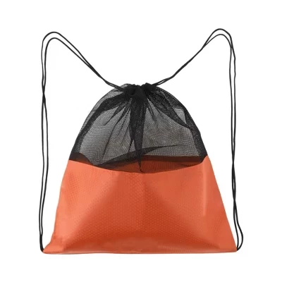 Рюкзак-мешок Unique Bargains из полиэстера, оранжевый, 42×39 см