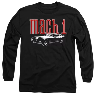 Мужской лонгслив Ford Mustang Mach 1, черный