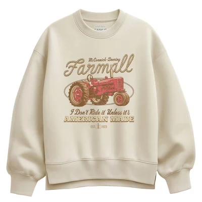 Женский свитшот Case IH Western Farmall, кремовый