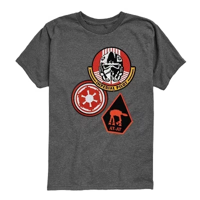 Графическая футболка Imperial Pilot с коротким рукавом heather charcoal