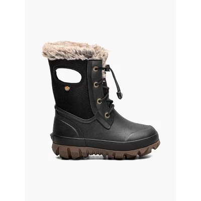 Детские зимние ботинки bogs arcata ii dots, черные