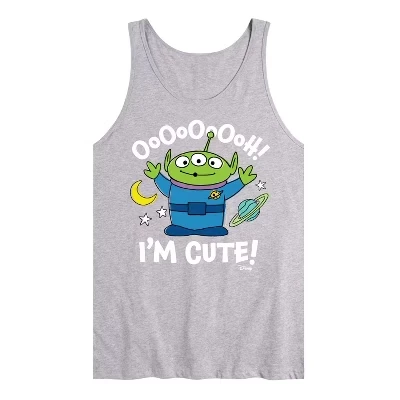 Мужская майка Alien Ooh I'm Cute с графическим принтом 