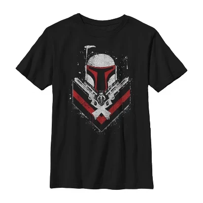 Футболка для мальчиков Star Wars Boba Fett, черная