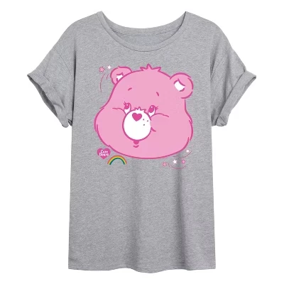 Женская футболка Care Bears с принтом, серая