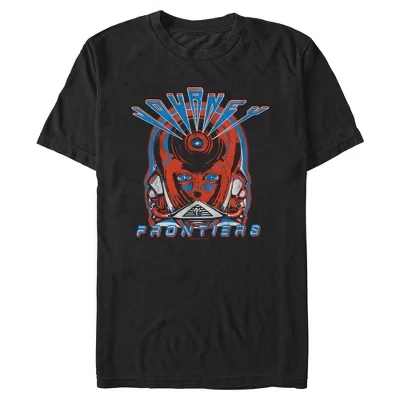 Мужская футболка с логотипом Frontiers черная