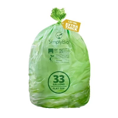 Мешки для мусора Simply Bio 125 л компостируемые, 30 шт