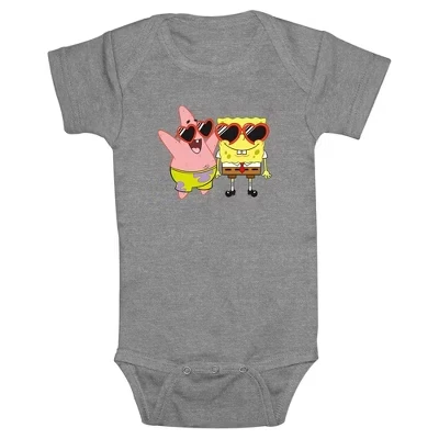 Боди для младенцев SpongeBob SquarePants, меланжевое