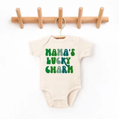 Детское боди Mama's Lucky Charm натуральное