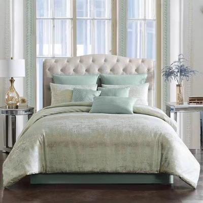 Комплект постельного белья Vesta Comforter Светло-голубой цвета морской волны -