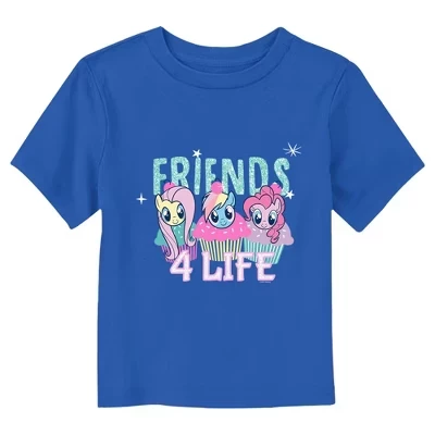 : Футболка Friendship is Magic Friends 4 Life королевского синего цвета