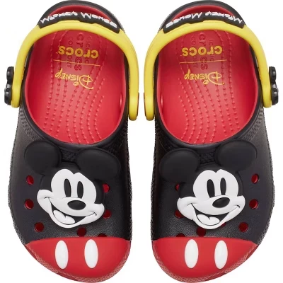 Детские сабо Crocs Mickey Mouse, черно-красные