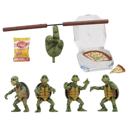 Набор фигурок NECA «Черепашки-ниндзя», малыши, 10 см