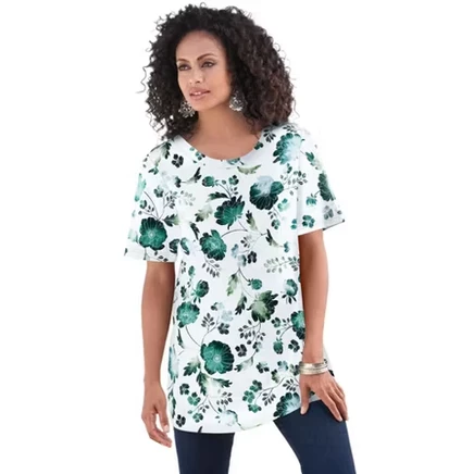 ivory misty floral