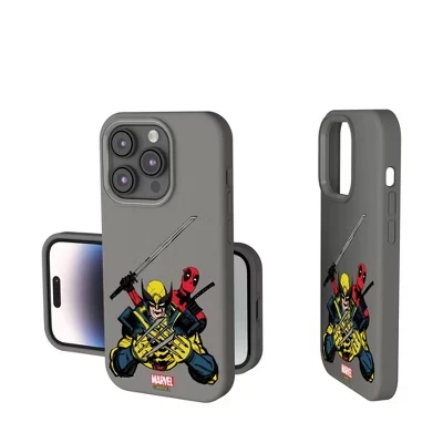 Мягкий на ощупь чехол для мобильного телефона Marvel Deadpool Badge для Apple iPhone deadpool wolverine
