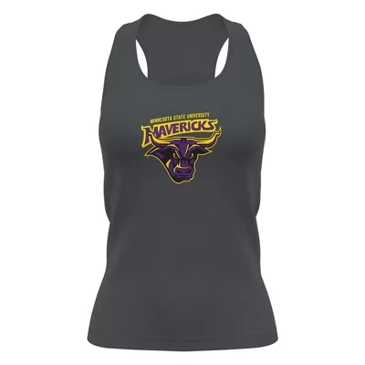 Женская спортивная майка MSU Mankato, угольная