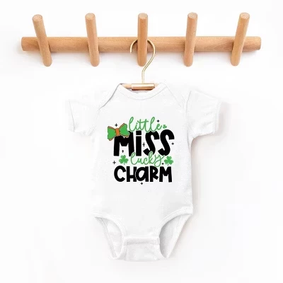 Детское боди Little Miss Lucky Charm белого цвета