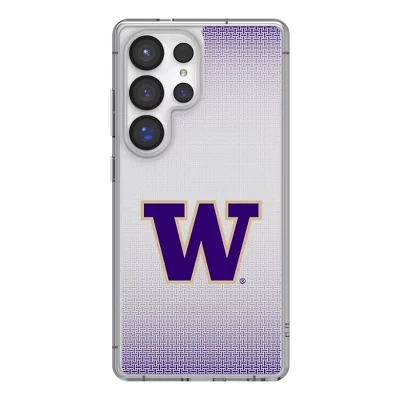 Льняной прозрачный чехол для мобильного телефона NCAA Big Ten Universities для Samsung Galaxy washington huskies