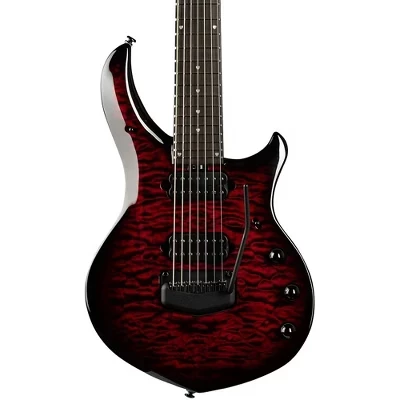Электрогитара Music Man Majesty 7 BFR, 7-струнная, красная