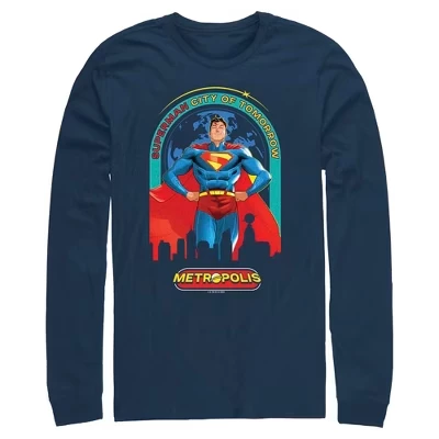 Мужской лонгслив DC Comics Superman, синий