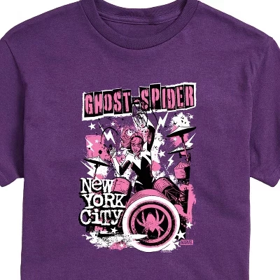 Men's -  - Ghost Spider Punk Band Short Sleeve Graphic T-Shirt purple