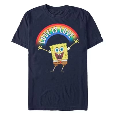 Мужская футболка Rainbow Sponge Love