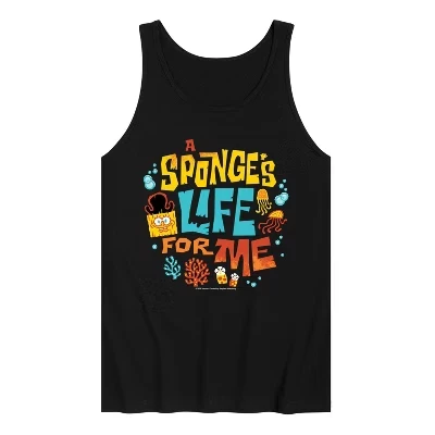 Мужская майка SpongeBob SquarePants, черная