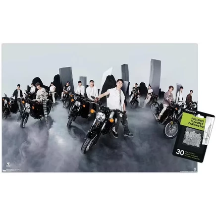 Постер SEVENTEEN Pioneer 37×57 см, прозрачные кнопки