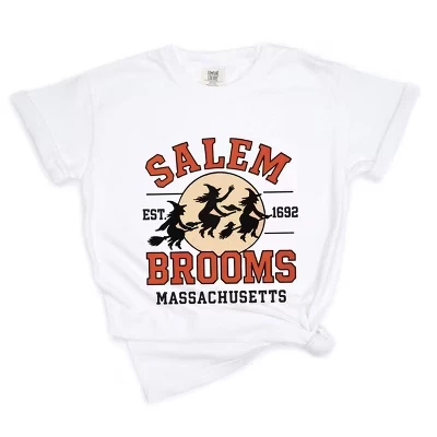 Футболка Salem Brooms из Массачусетса, окрашенная в белый цвет