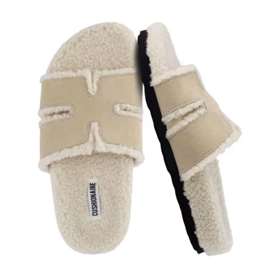 Женские тапочки CushionAire Cuddle Fur, песочные