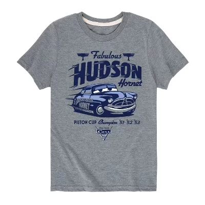 Футболка для мальчиков Cars Hudson Hornet, серая