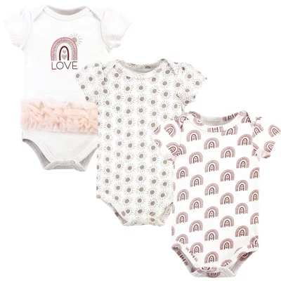 Боди-пачка Hudson Baby 3pk rainbow love tutu