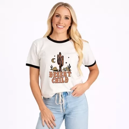 Женская футболка Simply Sage Market Desert Child, черная