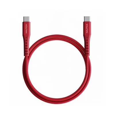 Кабель USB-C—USB-C Nautica CB500, красный