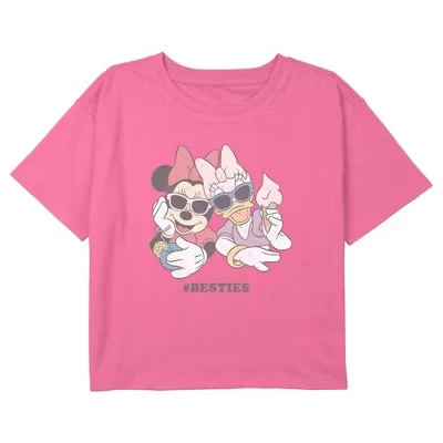 Футболка для девочек Mickey & Friends, розовая
