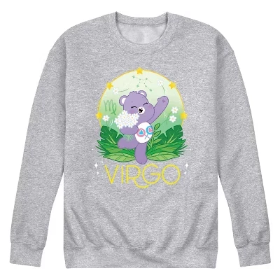 Мужской свитшот Care Bears Virgo Share Bear, меланжевый