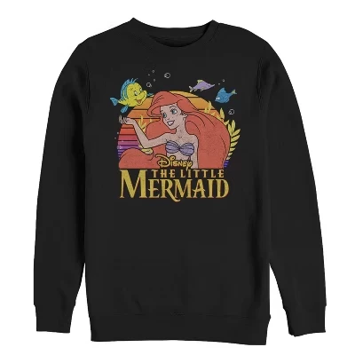 Мужская толстовка The Little Mermaid Ariel Classic, черная