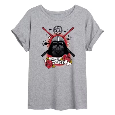 Женская футболка Star Wars Darth Vader, серая