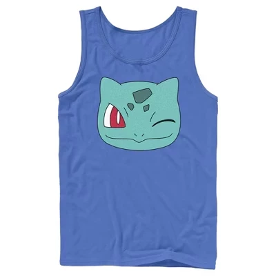 Мужская майка Pokemon Бульбазавр, синяя