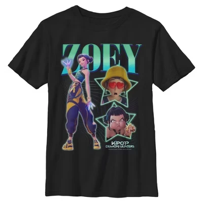 Футболка с логотипом Zoey Super Star для мальчиков черная