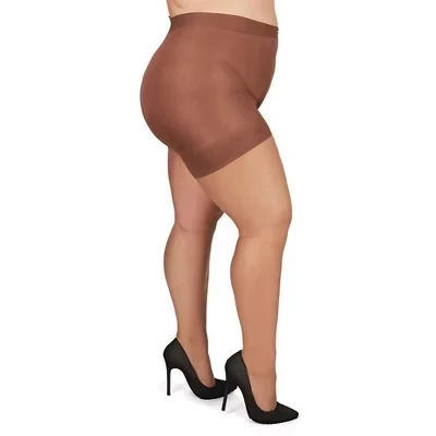 Женские колготки MeMoi Curvy City с утяжкой, кофейные