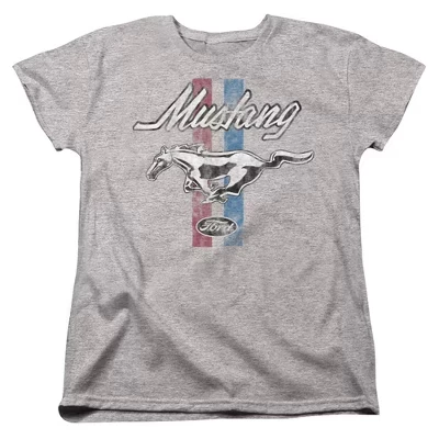Женская футболка Mustang Mustang в полоску athletic heather