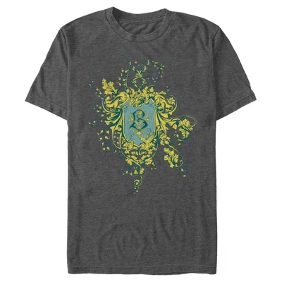Мужская футболка Beauxbatons Crest с изображением древесно-угольного вереска