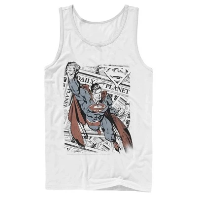 Мужская майка DC Comics Daily Planet, белая