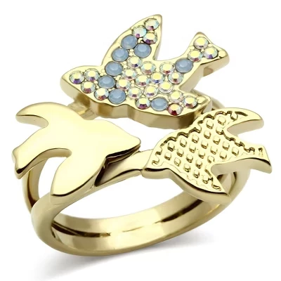 Женское кольцо SlickBlue с кристаллами, 5–10