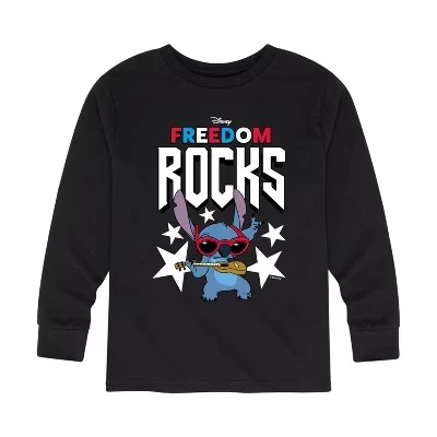 Футболка Freedom Rocks с длинным рукавом и рисунком черного цвета