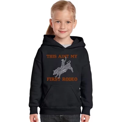 Толстовка с капюшоном Girl's Word Art - Это не первое мое черное Родео